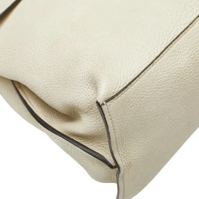 Pre-owned Gucci White Leather Shoulder Bag Tote Bag ()