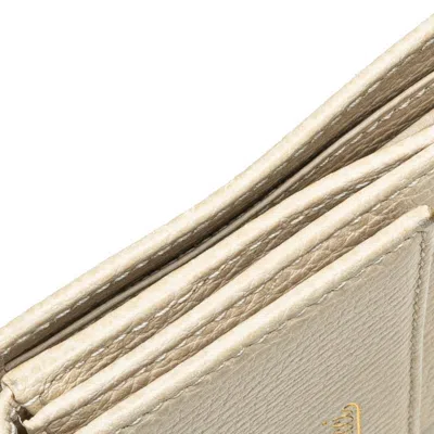 Pre-owned Gucci White Leather Wallet (bi-fold) ()