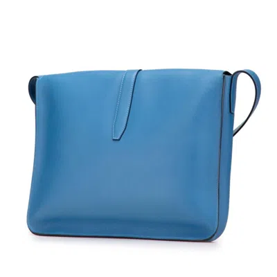 Pre-owned Hermes Azur Light Blue Shoulder Bag ()