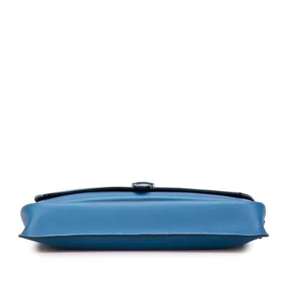Pre-owned Hermes Azur Light Blue Shoulder Bag ()