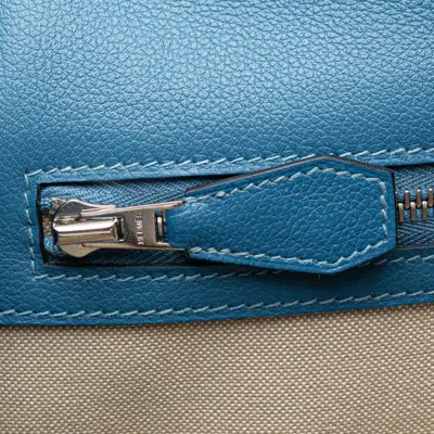 Pre-owned Hermes Azur Light Blue Shoulder Bag ()