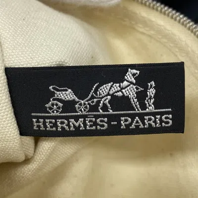 Pre-owned Hermes Black Canvas Tote Bag ()