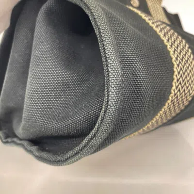 Pre-owned Hermes Black Canvas Tote Bag ()