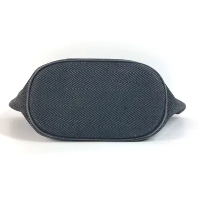 Pre-owned Hermes Black Cotton Pouch Shoulder Bag Tote Bag ()