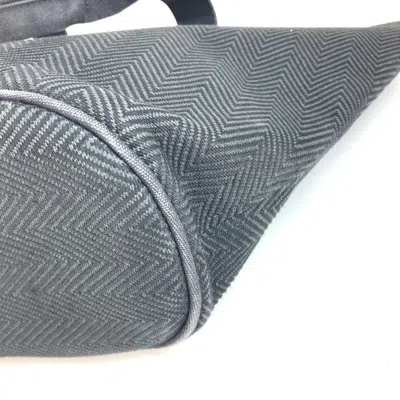 Pre-owned Hermes Black Cotton Pouch Shoulder Bag Tote Bag ()