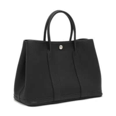 Pre-owned Hermes Black Negonda Leather Tote Bag ()