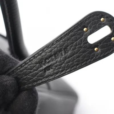 Pre-owned Hermes Black Taurillon Clemence Leather Shoulder Bag ()