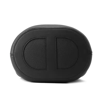 Pre-owned Hermes Black Taurillon Clemence Leather Tote Bag ()