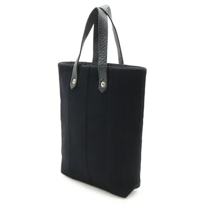 Pre-owned Hermes Black Wool Leather Handbag Shoulder Bag ()