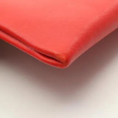 Pre-owned Hermes Blue Multi-color Red Color Silk Leather Shoulder Bag ()
