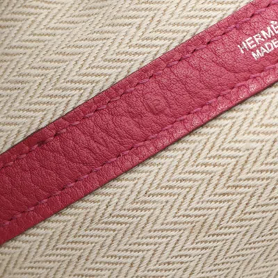 Pre-owned Hermes Bois De Rose Pink Negonda Leather Tote Bag ()