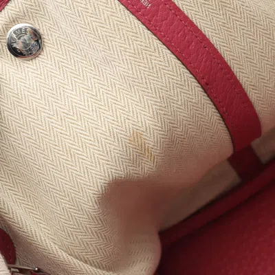 Pre-owned Hermes Bois De Rose Pink Negonda Leather Tote Bag ()