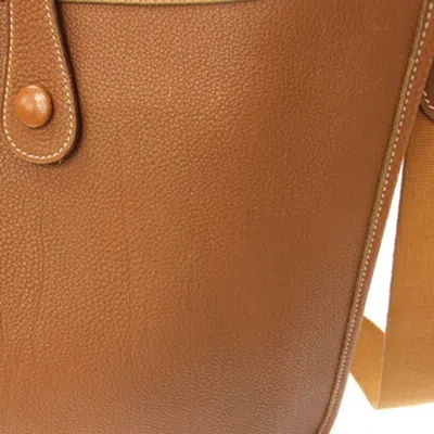 Pre-owned Hermes Brown Taurillon Clemence Leather Shoulder Bag ()