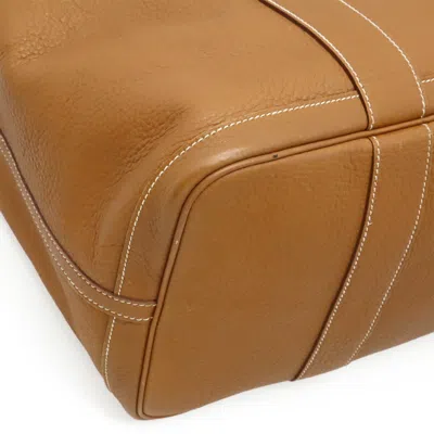 Pre-owned Hermes Camel Negonda Leather Handbag Tote Bag () In Brown
