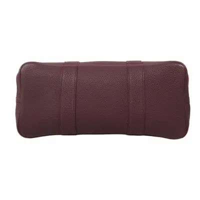 Pre-owned Hermes Cassis Negonda Leather Tote Bag () In Purple