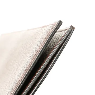 Pre-owned Hermes Dark Brown Ebene Epsom Leather Long Bill Wallet (bi-fold) ()
