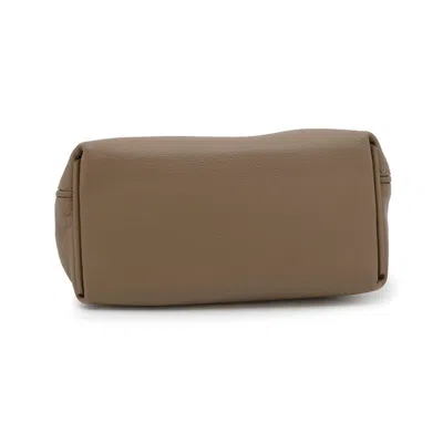 Pre-owned Hermes Etoupe Gray Swift Leather Shoulder Bag ()