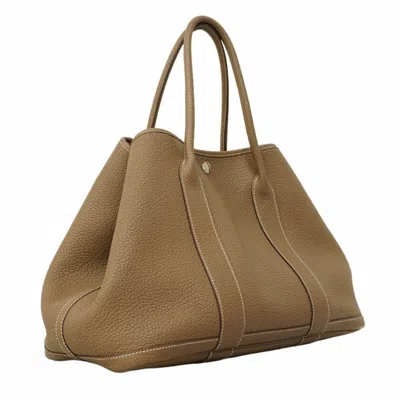 Pre-owned Hermes Etoupe Gray Negonda Leather Tote Bag ()