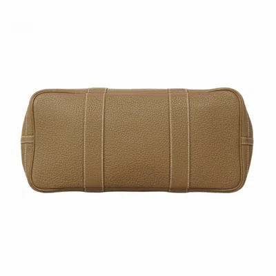 Pre-owned Hermes Etoupe Gray Negonda Leather Tote Bag ()