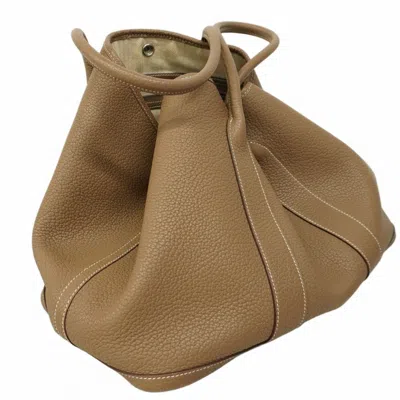 Pre-owned Hermes Etoupe Gray Negonda Leather Tote Bag ()