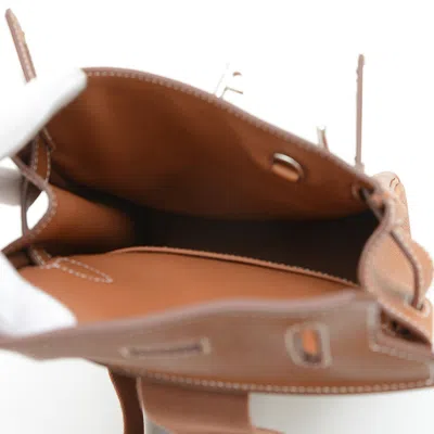 Pre-owned Hermes Fauve Barenia Leather Shoulder Bag Sling Bag ()