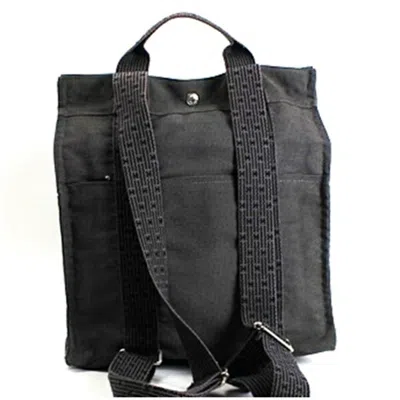 Pre-owned Hermes Gray Canvas Backpack ()