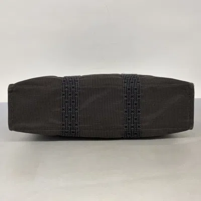 Pre-owned Hermes Gray Canvas Tote Bag ()