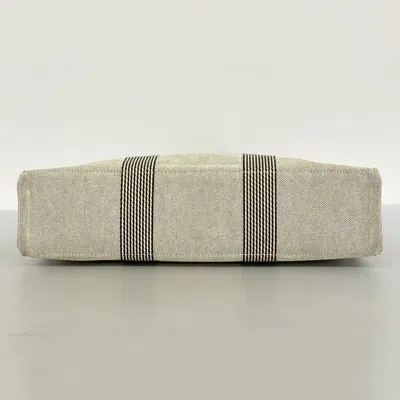 Pre-owned Hermes Gray Canvas Tote Bag ()