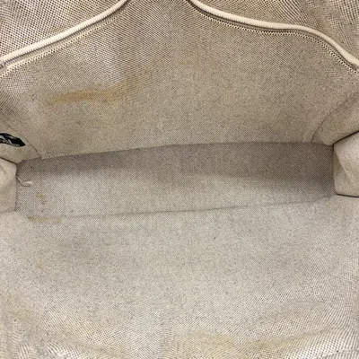 Pre-owned Hermes Gray Canvas Tote Bag ()