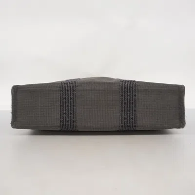 Pre-owned Hermes Gray Canvas Tote Bag ()