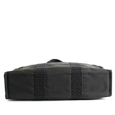 Pre-owned Hermes Gray Canvas Tote Bag ()