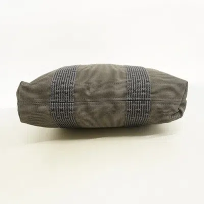 Pre-owned Hermes Gray Canvas Tote Bag ()