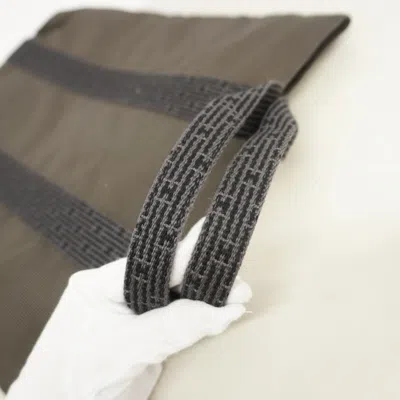 Pre-owned Hermes Gray Canvas Tote Bag ()