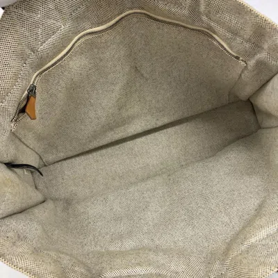 Pre-owned Hermes Gray Canvas Tote Bag ()