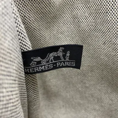 Pre-owned Hermes Gray Canvas Tote Bag ()