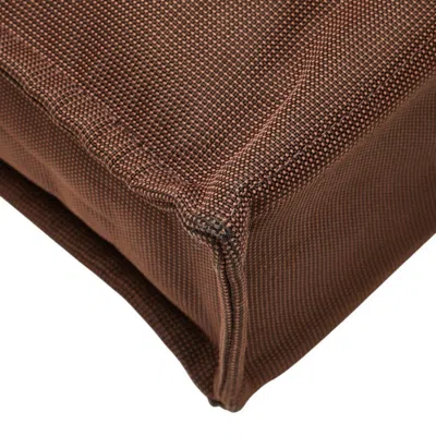 Pre-owned Hermes Her Line Brown Canvas Handbag Tote Bag ()