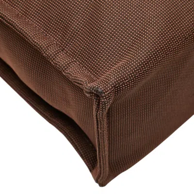 Pre-owned Hermes Her Line Brown Canvas Handbag Tote Bag ()