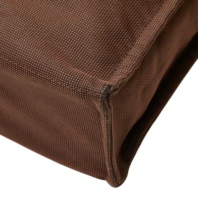 Pre-owned Hermes Her Line Brown Canvas Handbag Tote Bag ()