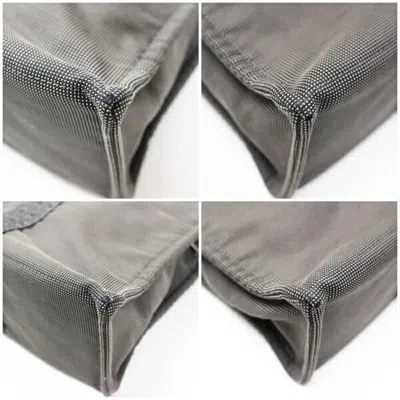 Pre-owned Hermes Her Line Gray Canvas Tote Bag ()