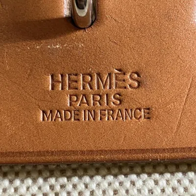 Pre-owned Hermes Ivory Leather Handbag Shoulder Bag () In White