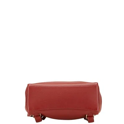 Pre-owned Hermes Kelly Red Color Swift Leather Backpack ()