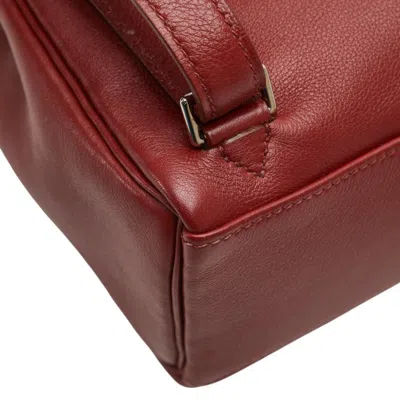 Pre-owned Hermes Kelly Red Color Swift Leather Backpack ()