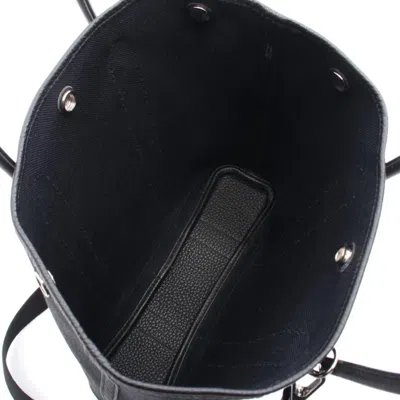 Pre-owned Hermes Mini Black Canvas Negonda Leather Tote Bag ()