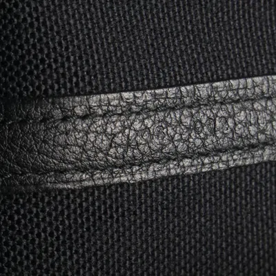 Pre-owned Hermes Mini Black Canvas Negonda Leather Tote Bag ()