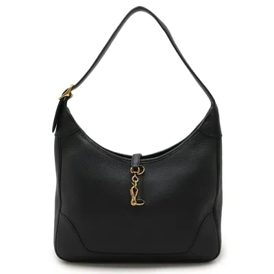 Pre-owned Hermes Mini Blue Indigo Navy Taurillon Clemence Leather Shoulder Bag ()