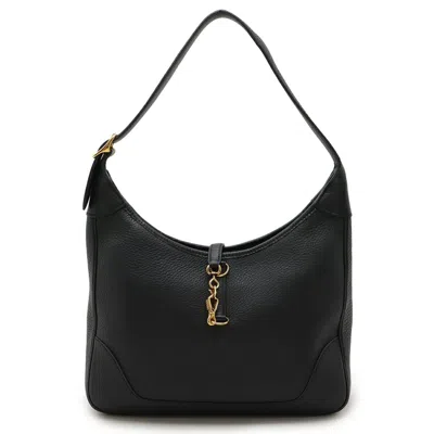 Pre-owned Hermes Mini Blue Indigo Navy Taurillon Clemence Leather Shoulder Bag ()