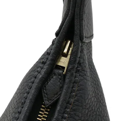 Pre-owned Hermes Mini Blue Indigo Navy Taurillon Clemence Leather Shoulder Bag ()