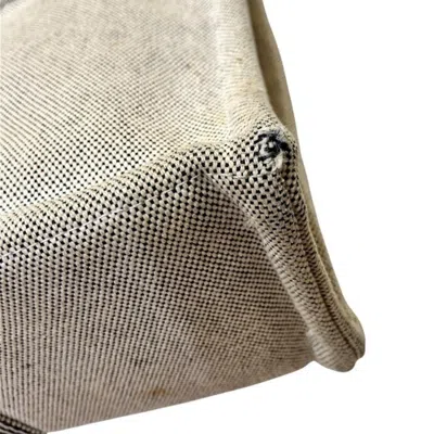 Pre-owned Hermes Light Gray Canvas Handbag Shoulder Bag ()
