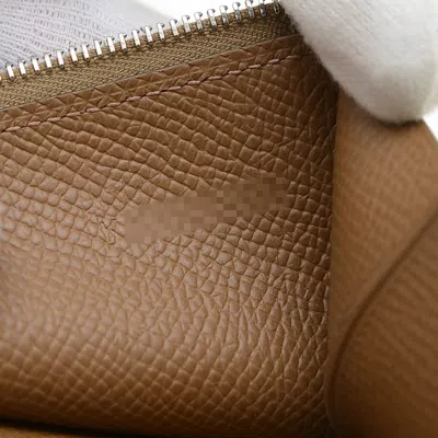 Pre-owned Hermes Mint Green Vert Epsom Leather Wallet (bi-fold) ()