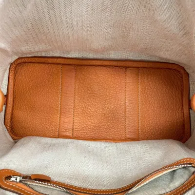 Pre-owned Hermes Orange Negonda Leather Tote Bag ()
